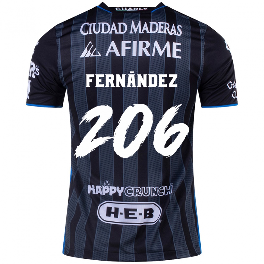 Criança Camisola Erik Fernández #206 Branco Preto Alternativa 2024/25 Camisa Brasil