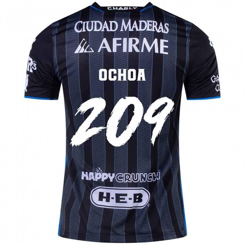 Criança Camisola José Ochoa #209 Branco Preto Alternativa 2024/25 Camisa Brasil