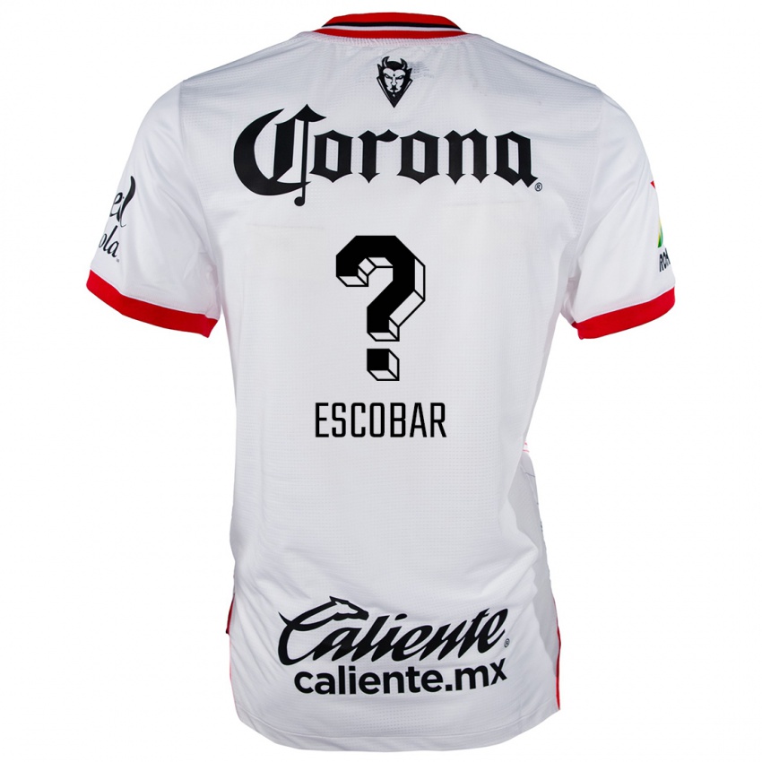 Criança Camisola Juan Escobar #0 Branco Vermelho Alternativa 2024/25 Camisa Brasil