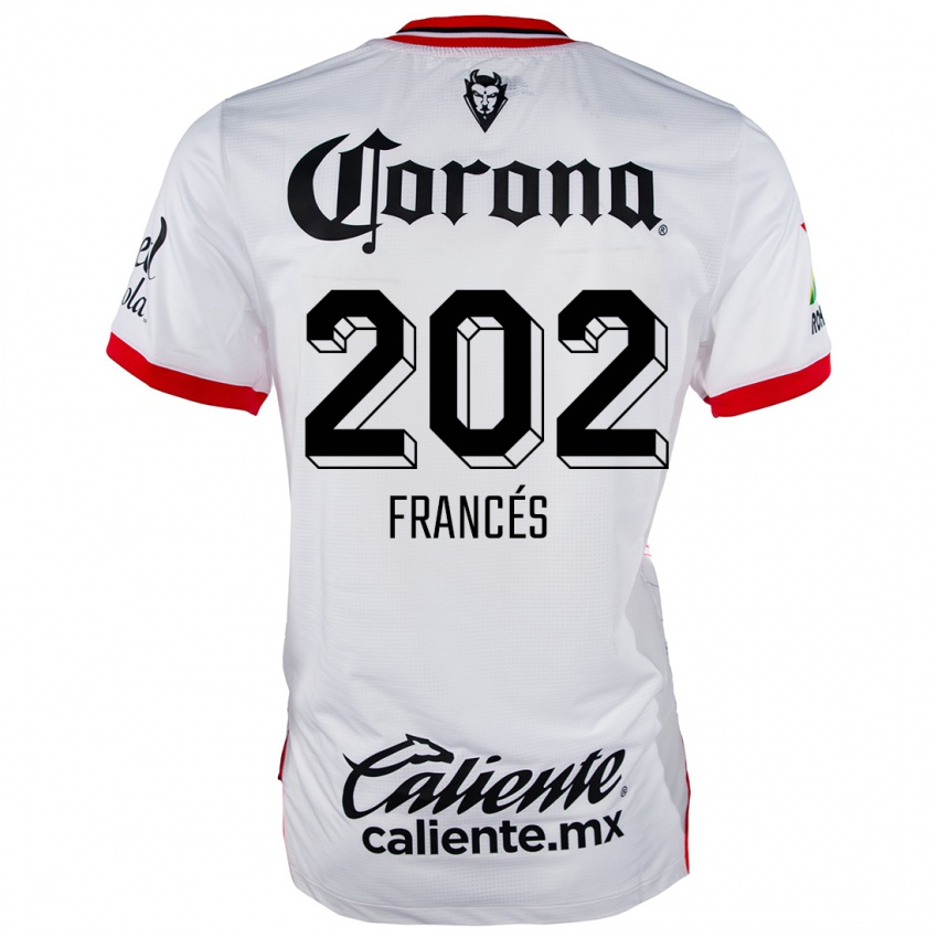 Criança Camisola Lenin Francés #202 Branco Vermelho Alternativa 2024/25 Camisa Brasil