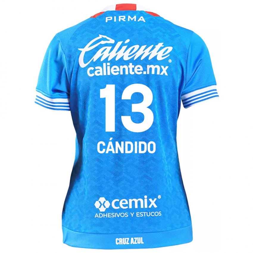 Homem Camisola Camilo Cándido #13 Céu Azul Principal 2024/25 Camisa Brasil