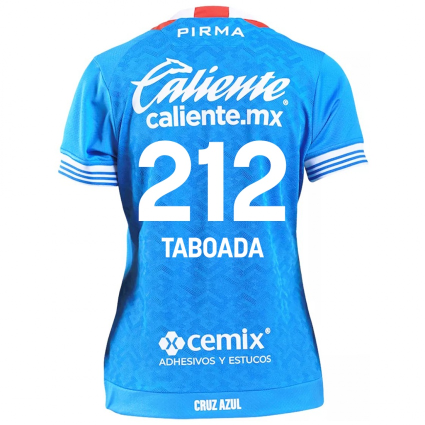 Homem Camisola Víctor Taboada #212 Céu Azul Principal 2024/25 Camisa Brasil