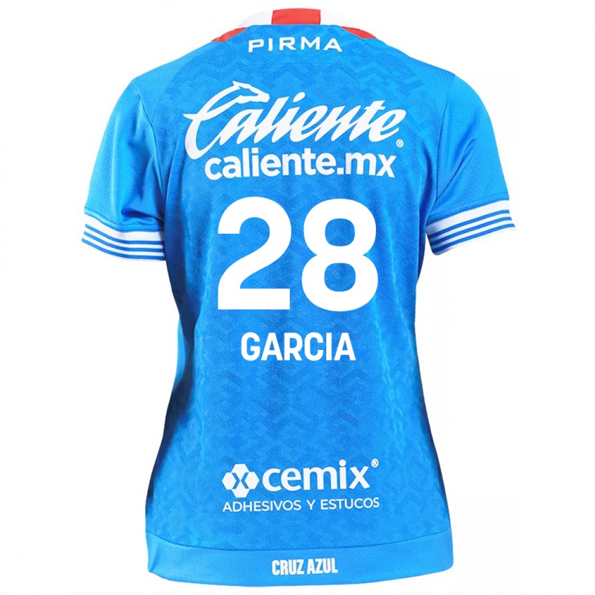 Homem Camisola Ana Garcia #28 Céu Azul Principal 2024/25 Camisa Brasil