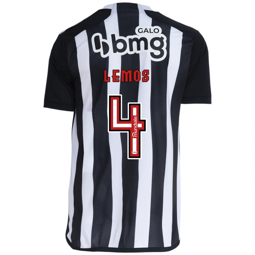 Homem Camisola Mauricio Lemos #4 Branco Preto Principal 2024/25 Camisa Brasil