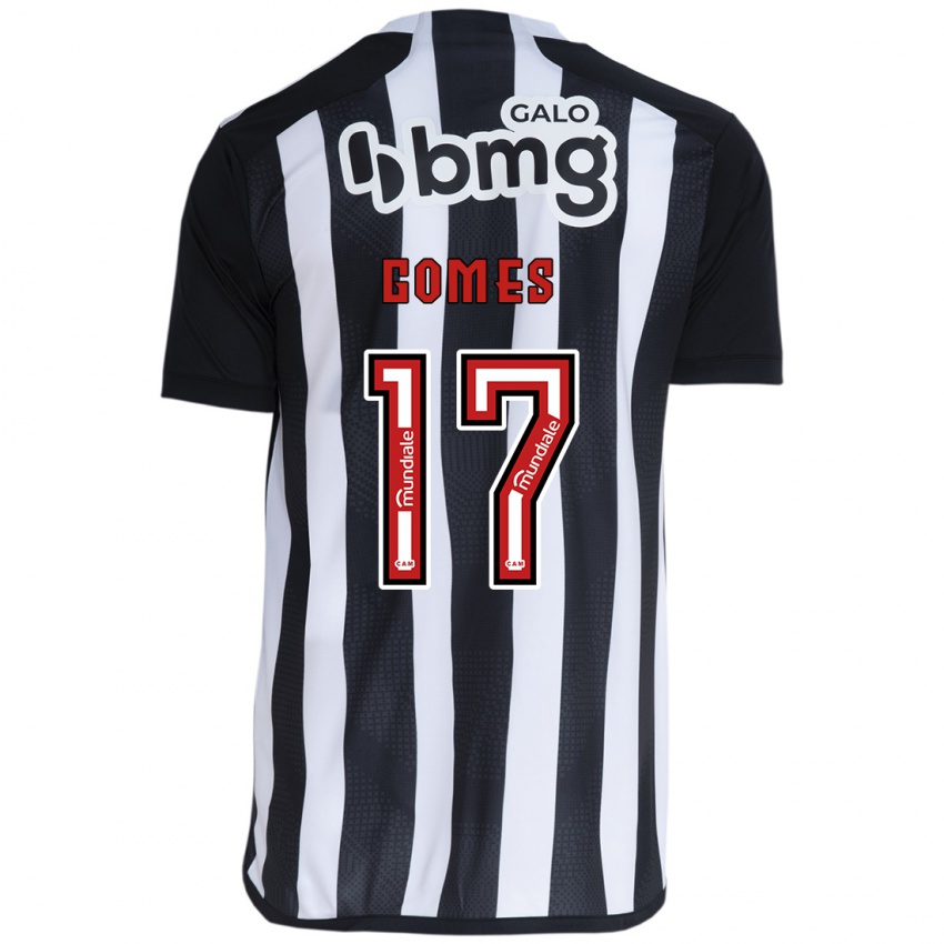 Homem Camisola Igor Gomes #17 Branco Preto Principal 2024/25 Camisa Brasil