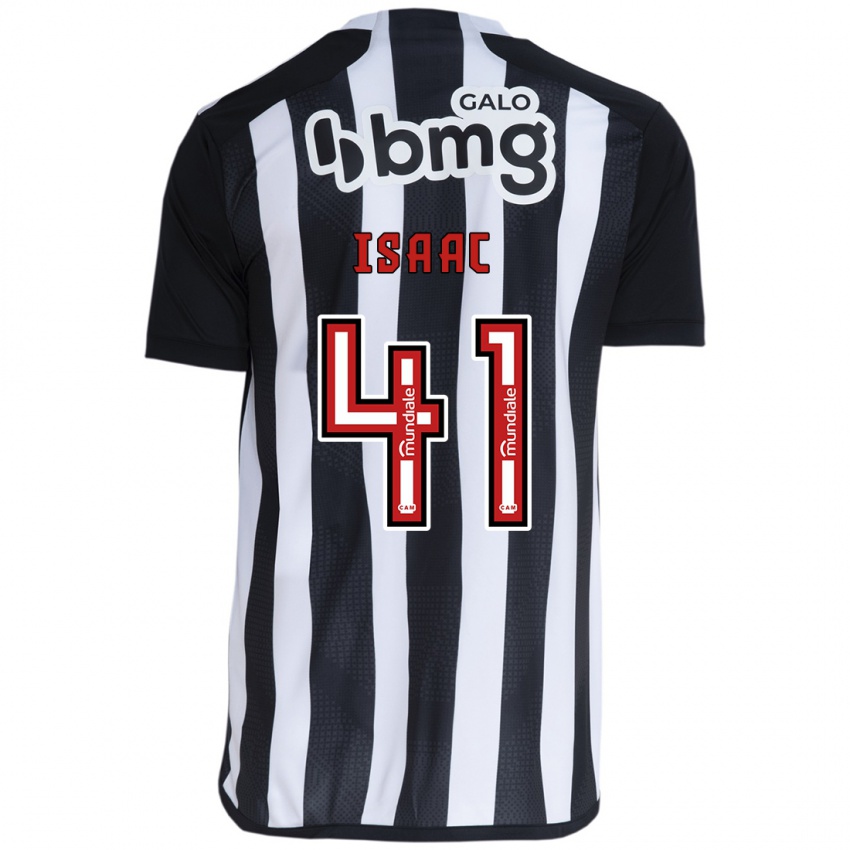 Homem Camisola Isaac #41 Branco Preto Principal 2024/25 Camisa Brasil