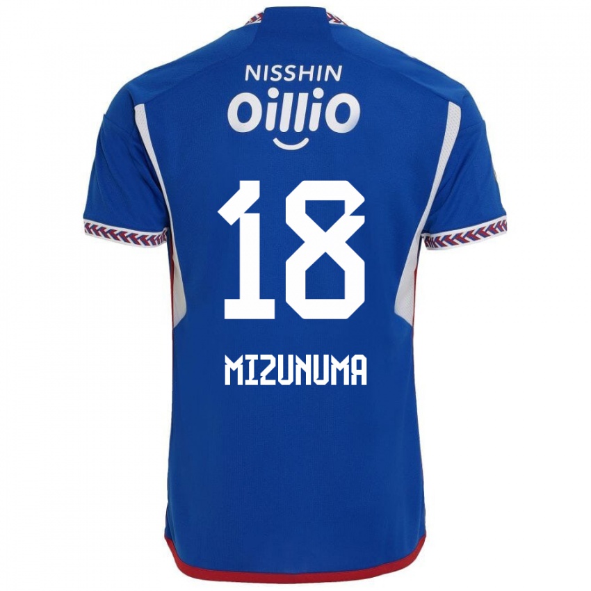 Homem Camisola Kota Mizunuma #18 Azul Branco Vermelho Principal 2024/25 Camisa Brasil