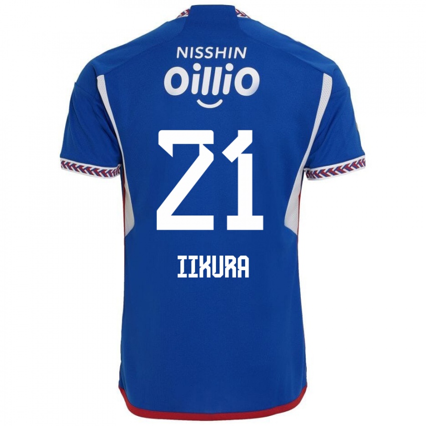 Homem Camisola Hiroki Iikura #21 Azul Branco Vermelho Principal 2024/25 Camisa Brasil