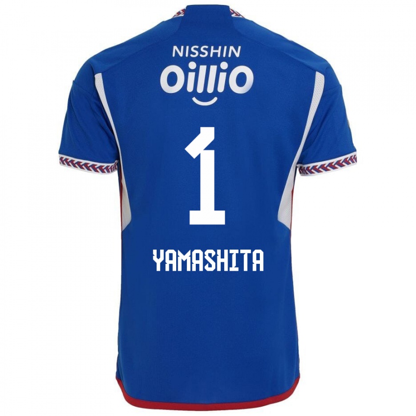 Homem Camisola Shoma Yamashita #1 Azul Branco Vermelho Principal 2024/25 Camisa Brasil