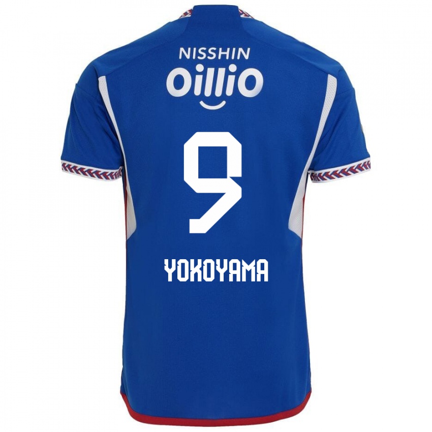 Homem Camisola Shunsuke Yokoyama #9 Azul Branco Vermelho Principal 2024/25 Camisa Brasil