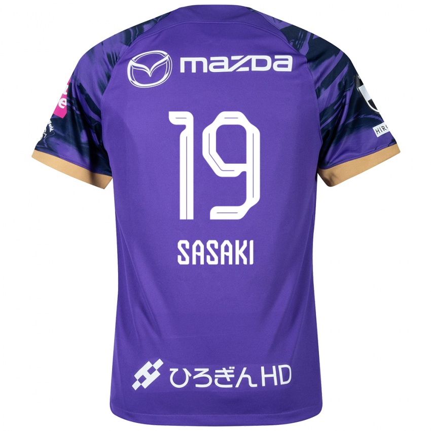 Homem Camisola Sho Sasaki #19 Roxo Branco Principal 2024/25 Camisa Brasil