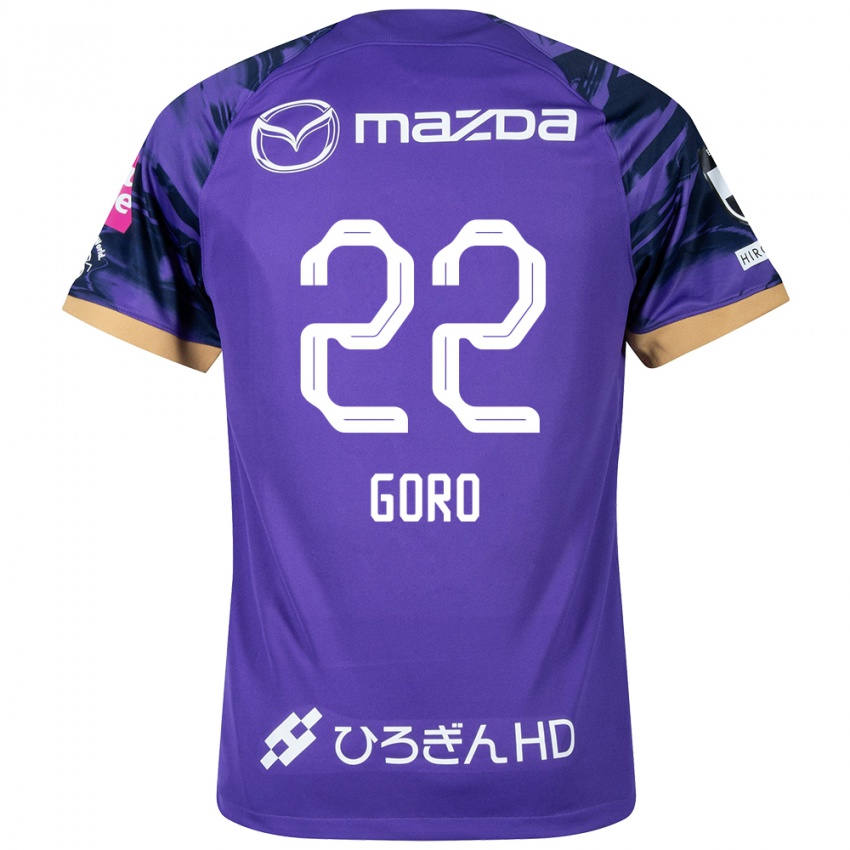 Homem Camisola Goro Kawanami #22 Roxo Branco Principal 2024/25 Camisa Brasil