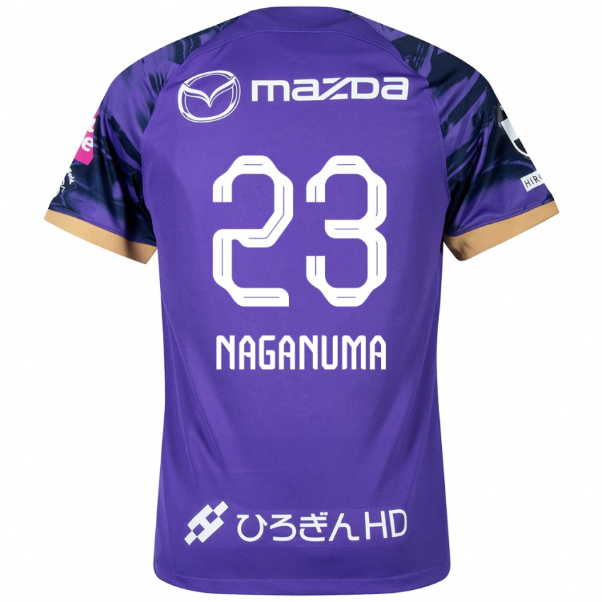 Homem Camisola Seimei Naganuma #23 Roxo Branco Principal 2024/25 Camisa Brasil