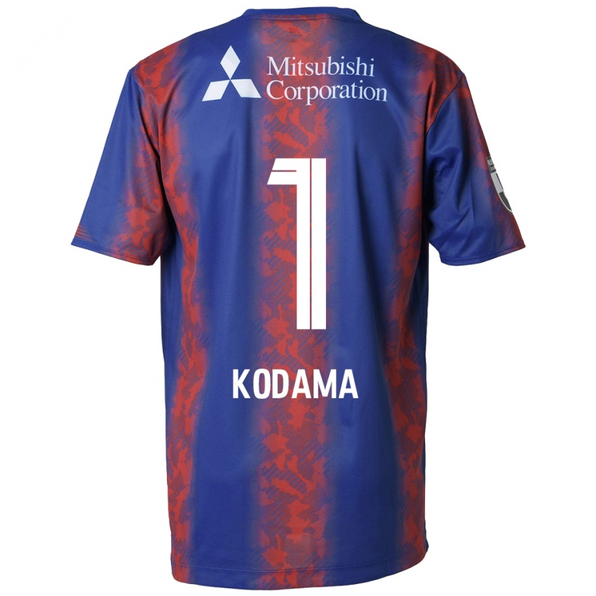 Homem Camisola Tsuyoshi Kodama #1 Azul Vermelho Principal 2024/25 Camisa Brasil