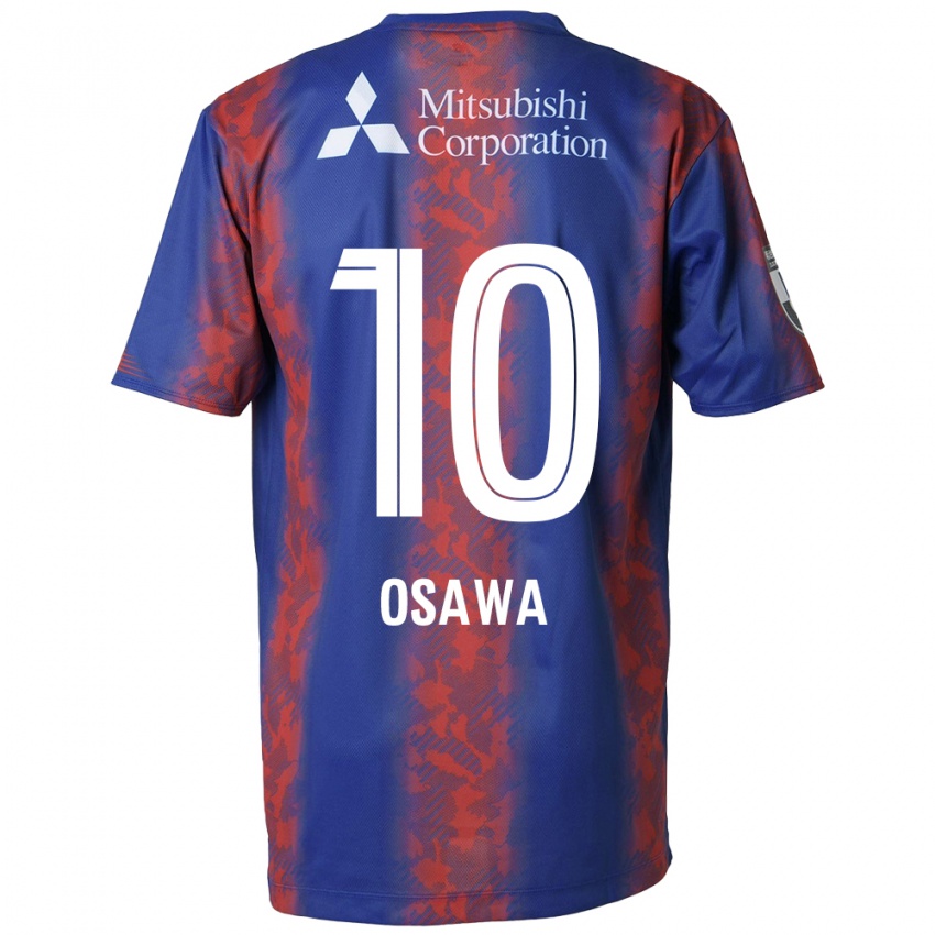 Homem Camisola Shuzo Osawa #10 Azul Vermelho Principal 2024/25 Camisa Brasil