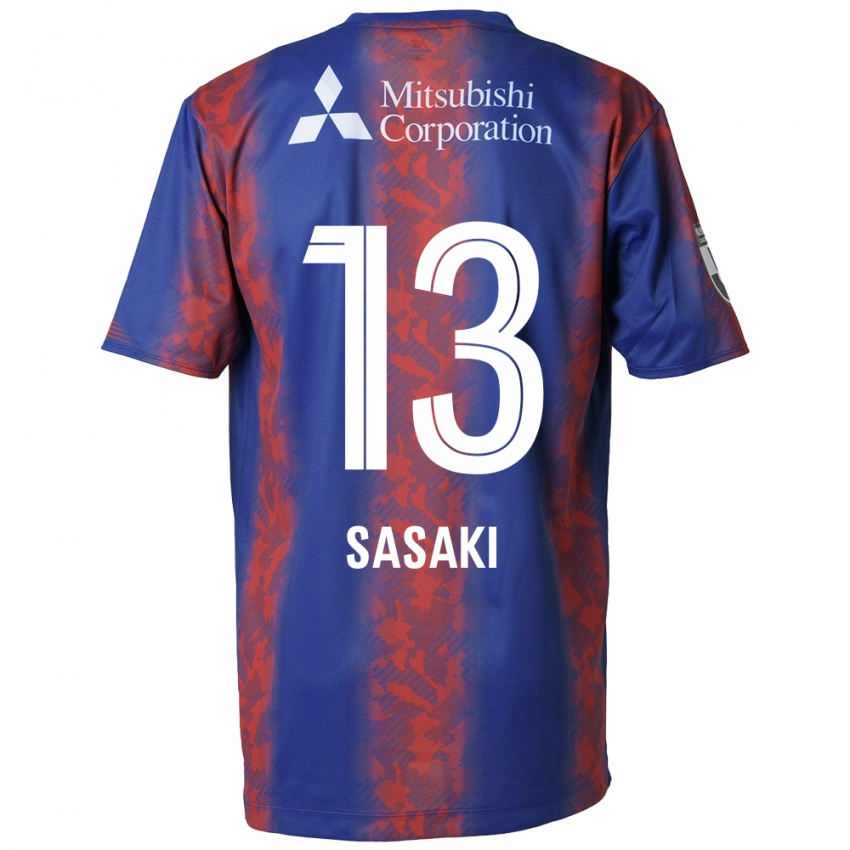 Homem Camisola Shoei Sasaki #13 Azul Vermelho Principal 2024/25 Camisa Brasil