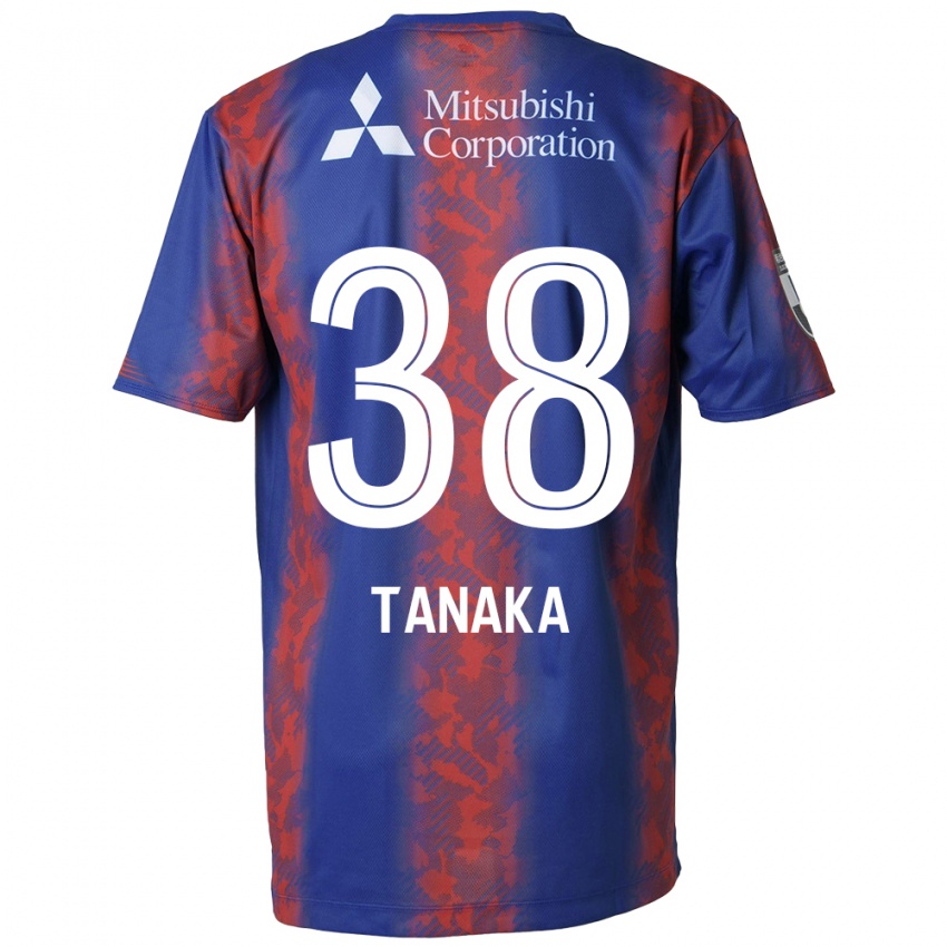 Homem Camisola Kio Tanaka #38 Azul Vermelho Principal 2024/25 Camisa Brasil