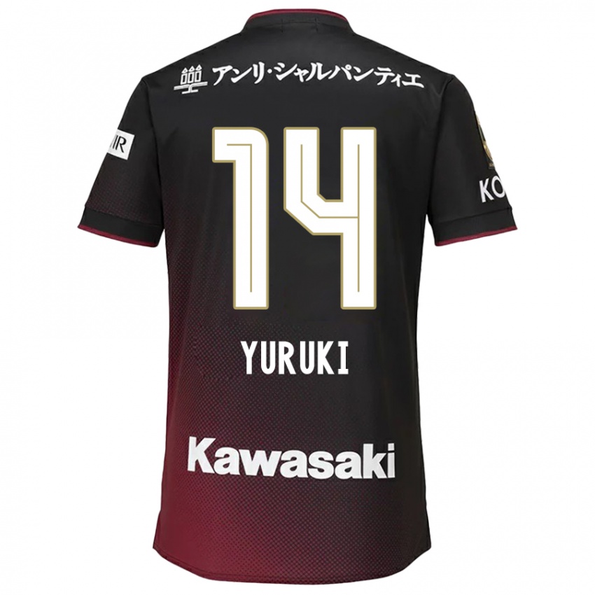 Homem Camisola Koya Yuruki #14 Preto Vermelho Principal 2024/25 Camisa Brasil