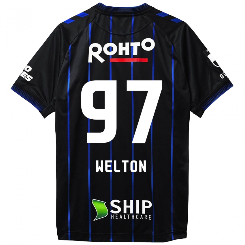 Homem Camisola Welton #97 Preto Azul Principal 2024/25 Camisa Brasil