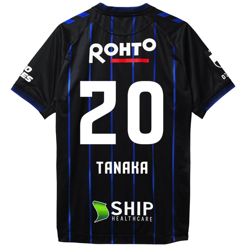 Homem Camisola Hyoga Tanaka #20 Preto Azul Principal 2024/25 Camisa Brasil