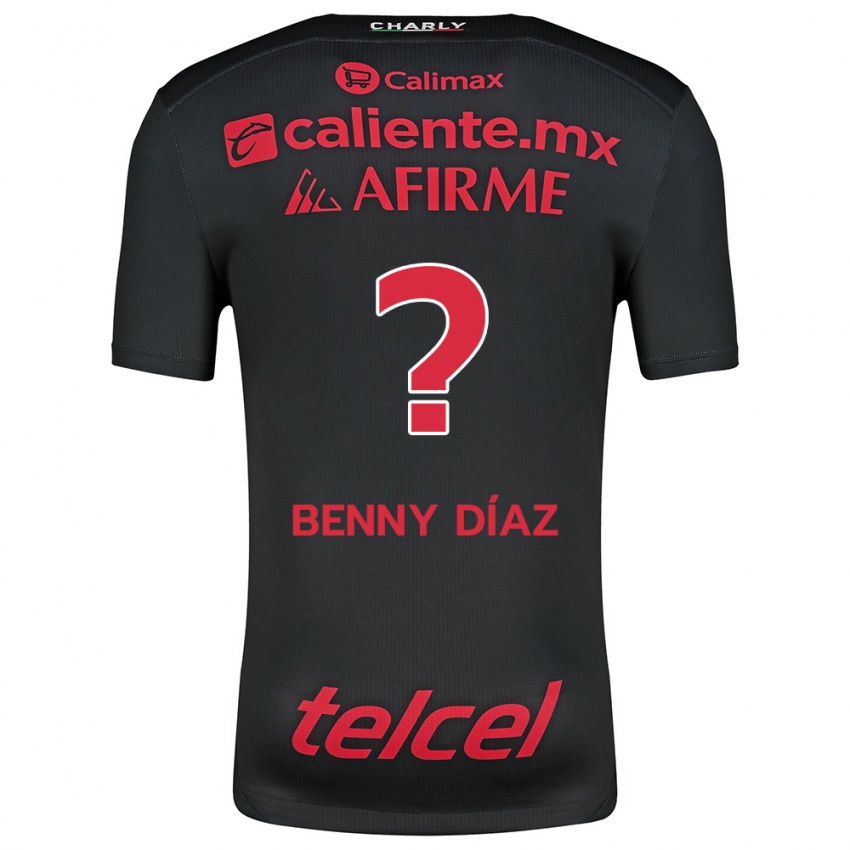 Homem Camisola Benny Diaz #0 Preto Vermelho Principal 2024/25 Camisa Brasil