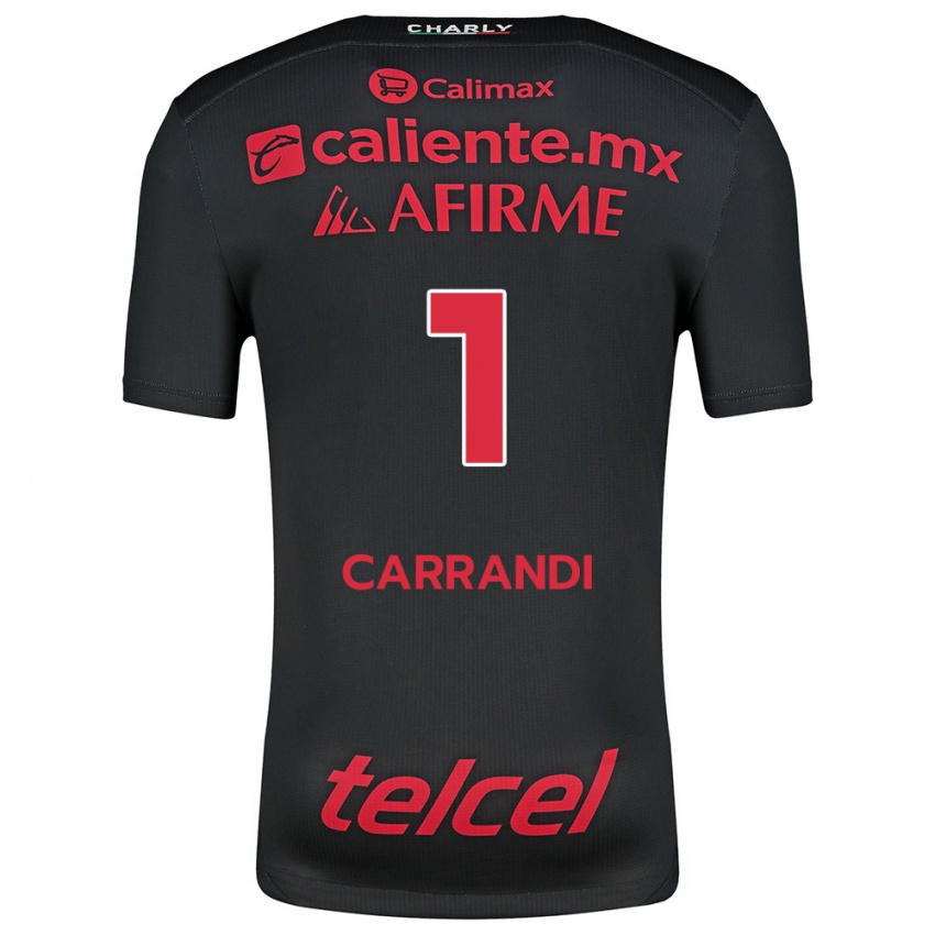 Homem Camisola Daniela Carrandi #1 Preto Vermelho Principal 2024/25 Camisa Brasil