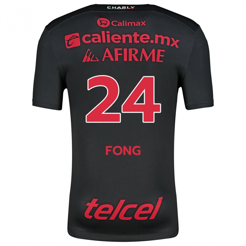 Homem Camisola Michel Fong #24 Preto Vermelho Principal 2024/25 Camisa Brasil