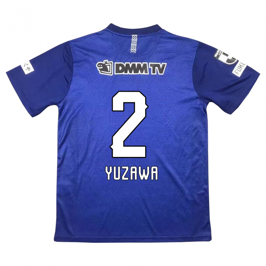 Homem Camisola Masato Yuzawa #2 Azul Escuro Principal 2024/25 Camisa Brasil