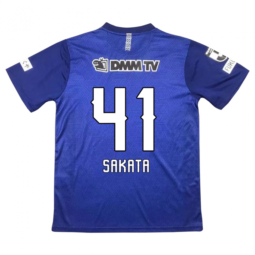 Homem Camisola Daiki Sakata #41 Azul Escuro Principal 2024/25 Camisa Brasil