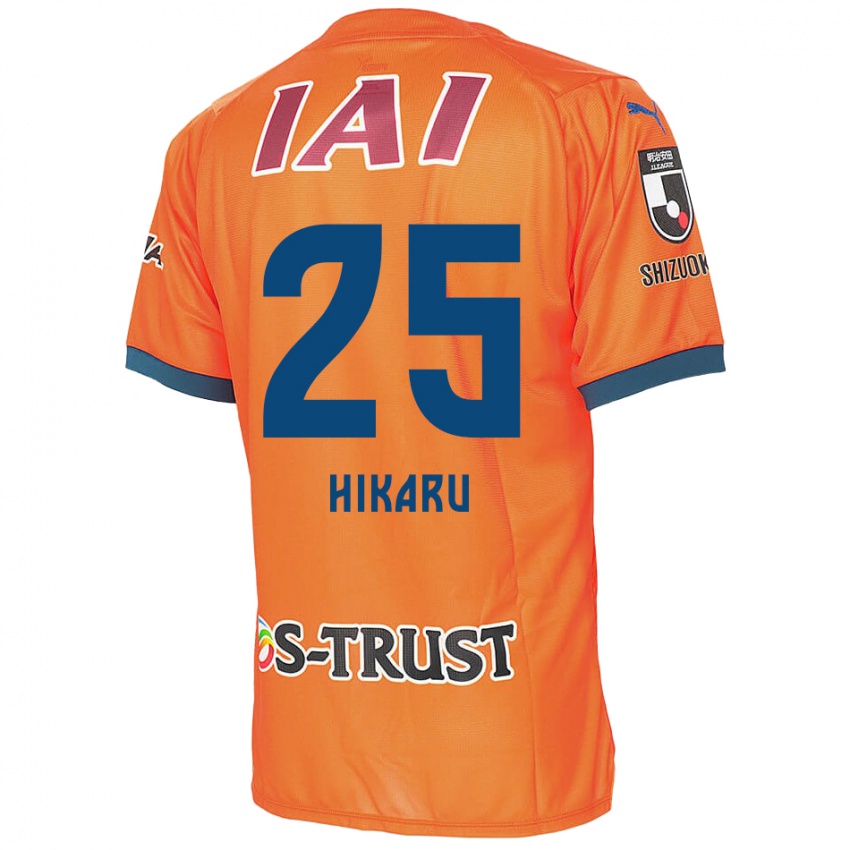 Homem Camisola Hikaru Naruoka #25 Laranja Azul Principal 2024/25 Camisa Brasil