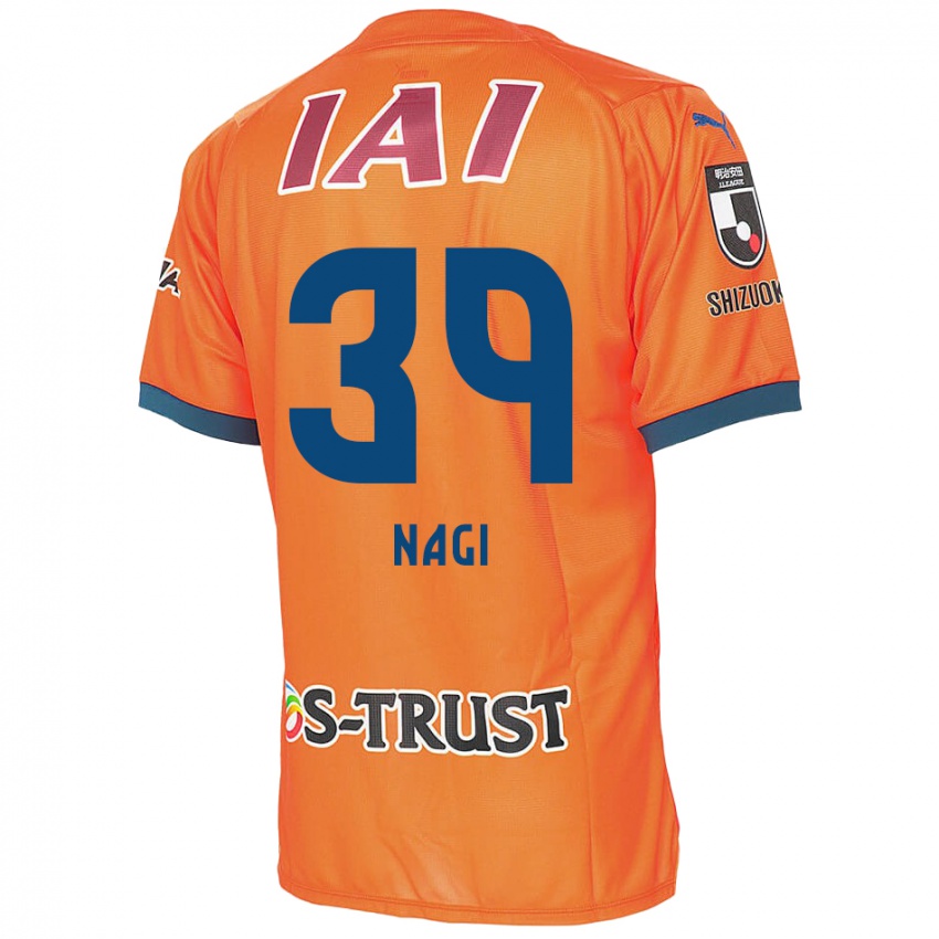 Homem Camisola Nagi Kawatani #39 Laranja Azul Principal 2024/25 Camisa Brasil