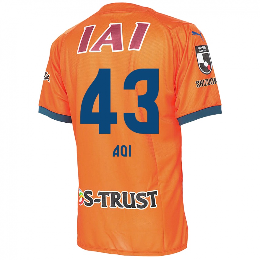 Homem Camisola Aoi Ando #43 Laranja Azul Principal 2024/25 Camisa Brasil