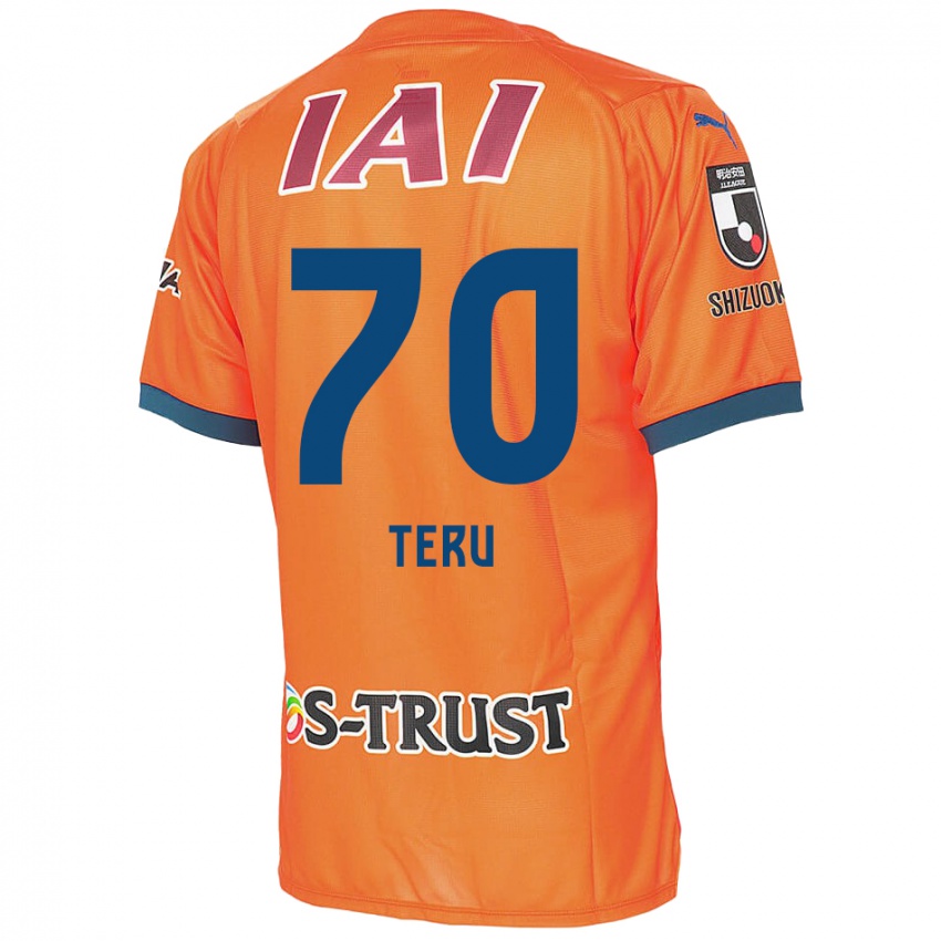 Homem Camisola Teruki Hara #70 Laranja Azul Principal 2024/25 Camisa Brasil