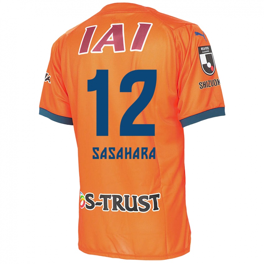 Homem Camisola Kenshin Sasahara #12 Laranja Azul Principal 2024/25 Camisa Brasil