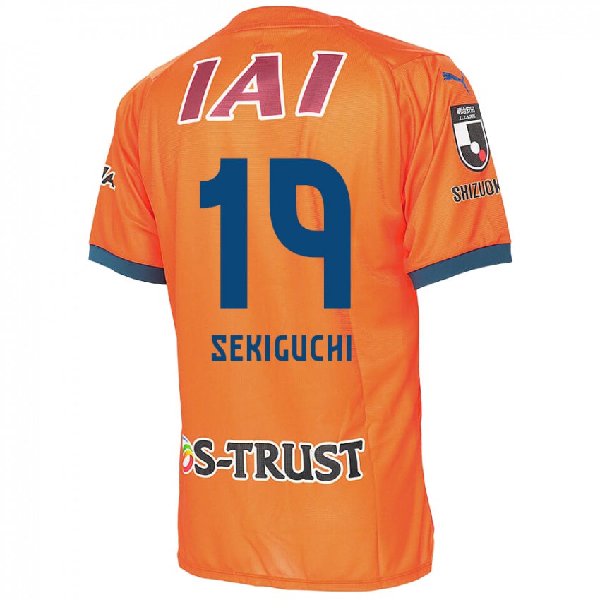 Homem Camisola Kota Sekiguchi #19 Laranja Azul Principal 2024/25 Camisa Brasil