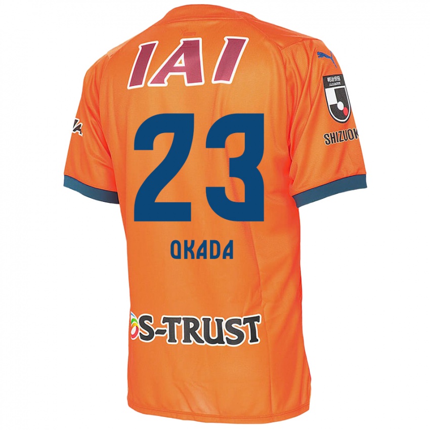 Homem Camisola Shu Okada #23 Laranja Azul Principal 2024/25 Camisa Brasil