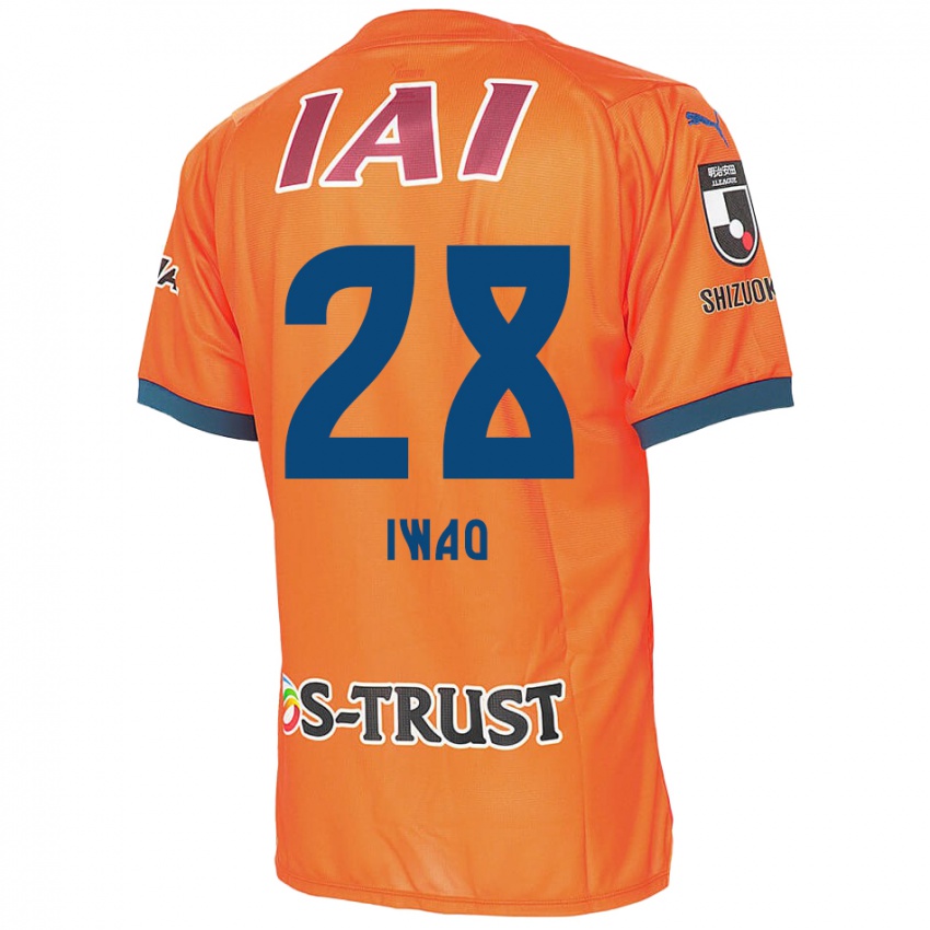 Homem Camisola Takeru Iwao #28 Laranja Azul Principal 2024/25 Camisa Brasil