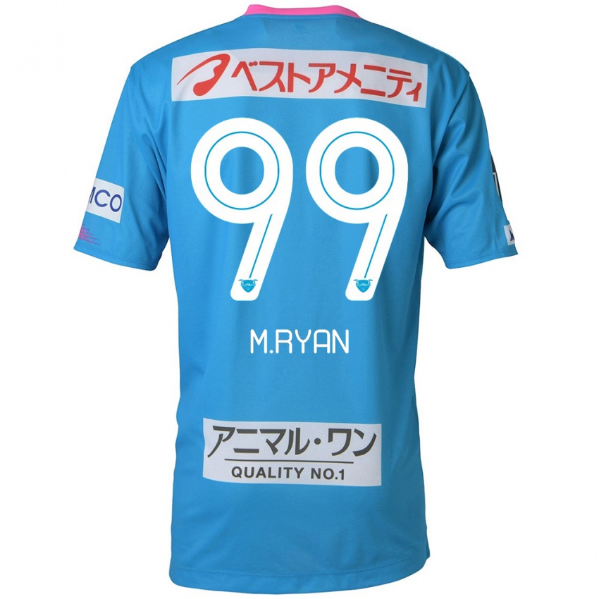 Homem Camisola Marcelo Ryan #99 Azul Rosa Principal 2024/25 Camisa Brasil