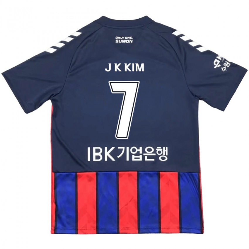 Homem Camisola Ki-Jun Kim #7 Azul Vermelho Principal 2024/25 Camisa Brasil