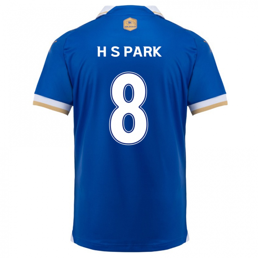 Homem Camisola Sang-Hyeok Park #8 Branco Azulado Principal 2024/25 Camisa Brasil