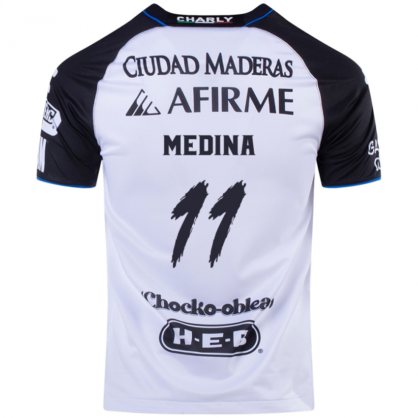 Homem Camisola Alan Medina #11 Preto Azul Principal 2024/25 Camisa Brasil