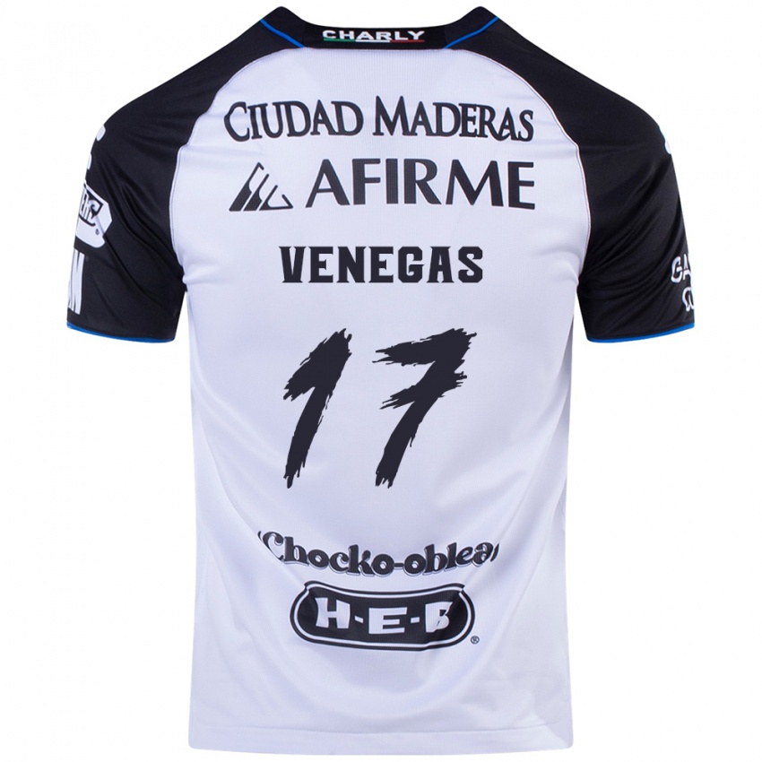 Homem Camisola Francisco Venegas #17 Preto Azul Principal 2024/25 Camisa Brasil