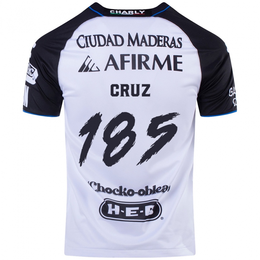 Homem Camisola Axel Cruz #185 Preto Azul Principal 2024/25 Camisa Brasil