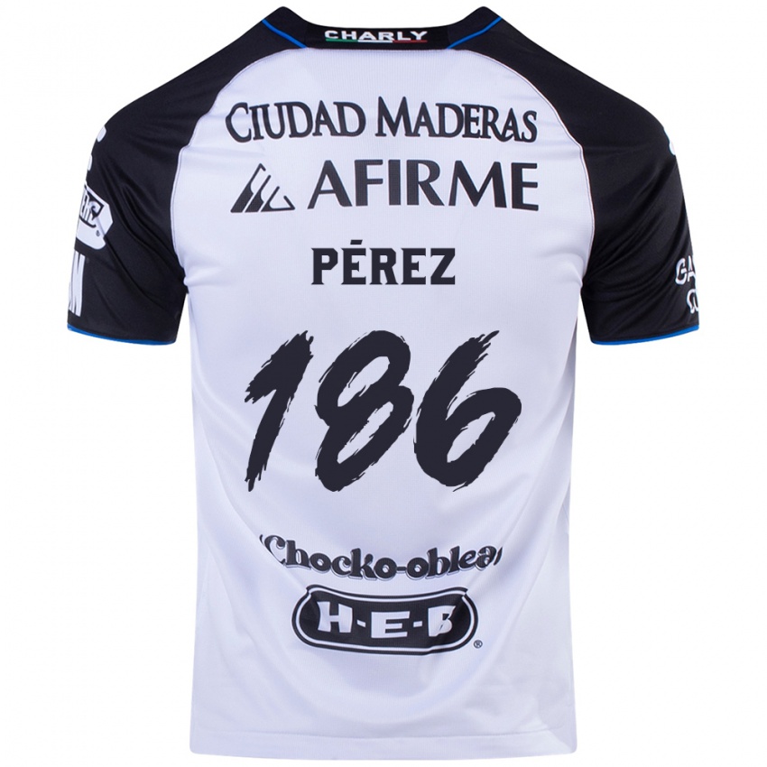 Homem Camisola José Pérez #186 Preto Azul Principal 2024/25 Camisa Brasil