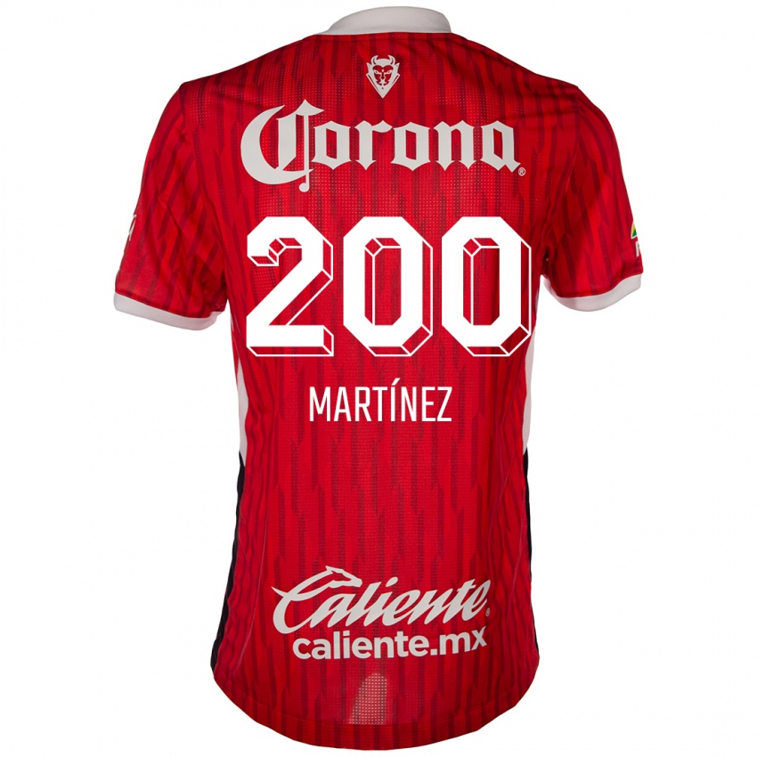 Homem Camisola Edgar Martínez #200 Vermelho Branco Principal 2024/25 Camisa Brasil