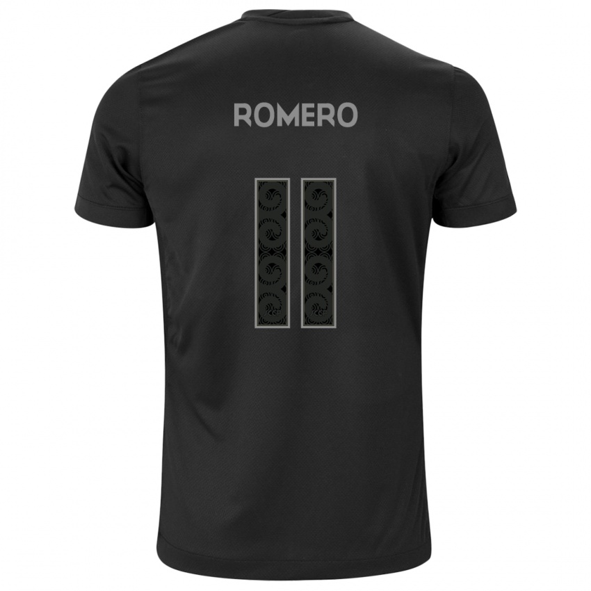 Homem Camisola Angel Romero #11 Preto Alternativa 2024/25 Camisa Brasil