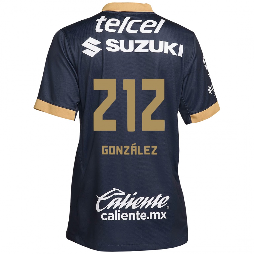 Homem Camisola José González #212 Obsidiana Ouro Branco Alternativa 2024/25 Camisa Brasil