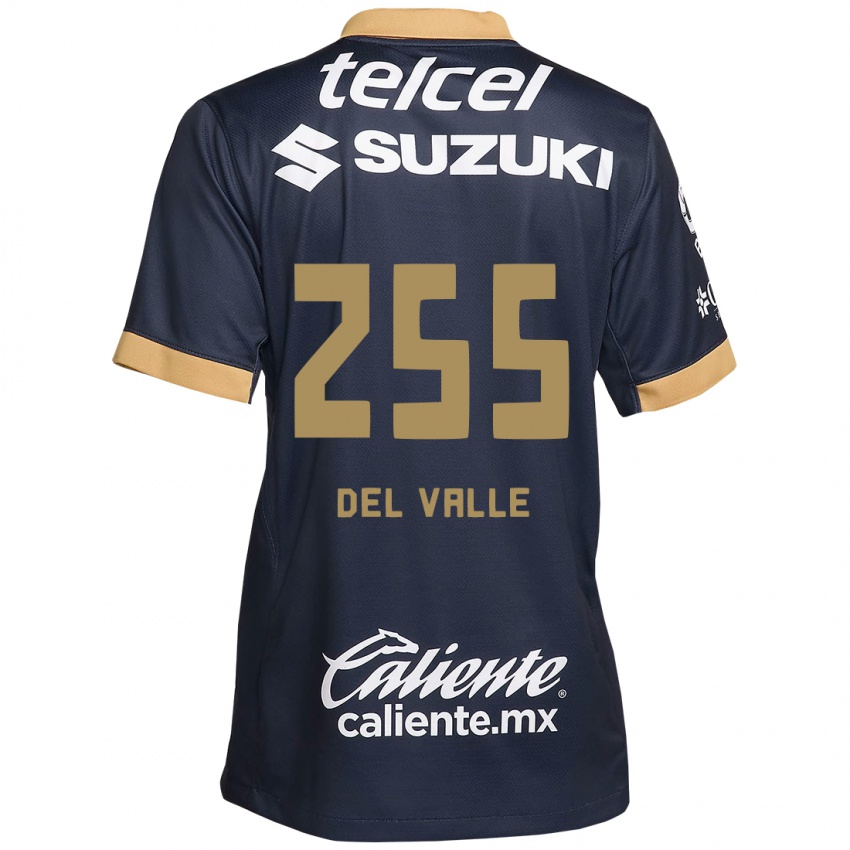 Homem Camisola Yonathan Del Valle #255 Obsidiana Ouro Branco Alternativa 2024/25 Camisa Brasil