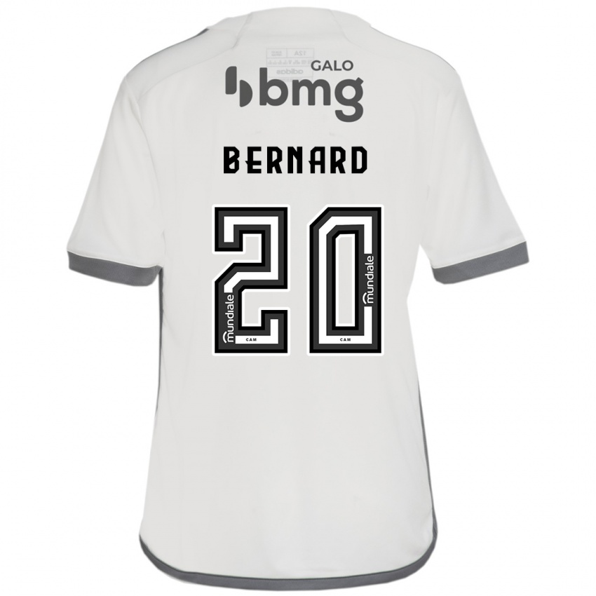 Homem Camisola Bernard #20 Off White Alternativa 2024/25 Camisa Brasil