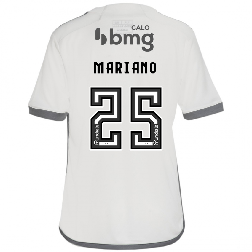 Homem Camisola Mariano #25 Off White Alternativa 2024/25 Camisa Brasil